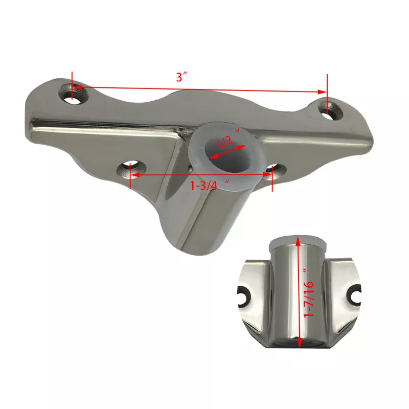 Stainless 316 Oarlock Sockets