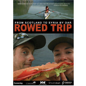 Rowed Trip DVD features a journey from Scotland to Syria by rowboat and bike