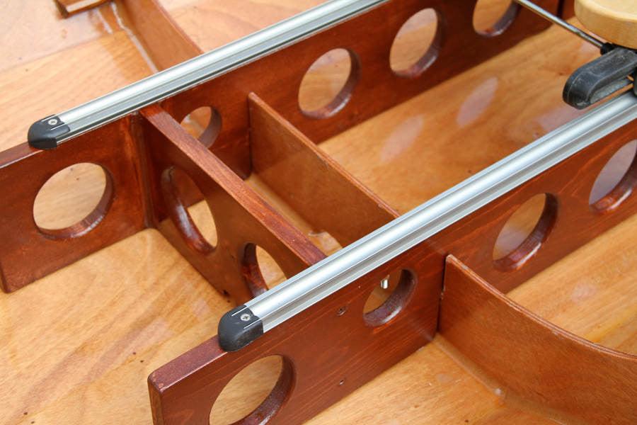 Wooden Sliding Seat and Rigger System Built From Plans -Angus Rowboats