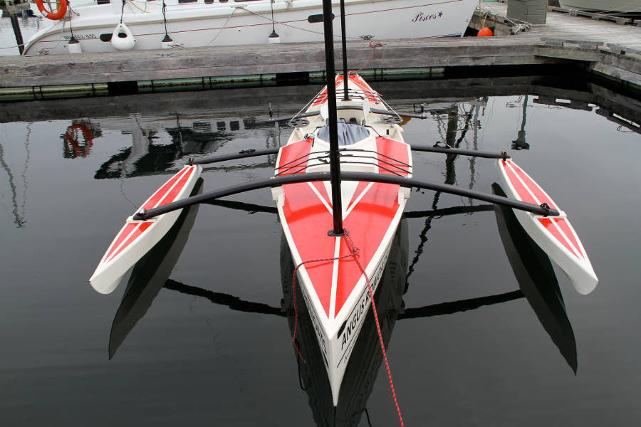 Rowboat That Can Sail Built From Plans - RowCruiser - Angus Rowboats