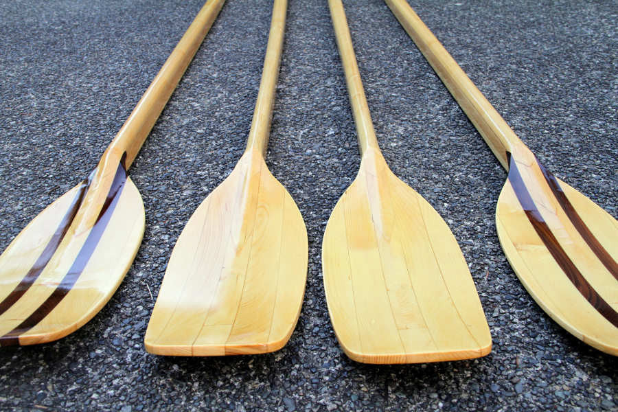 Hollow-Shaft Wooden Sculling Oar Digital Plans