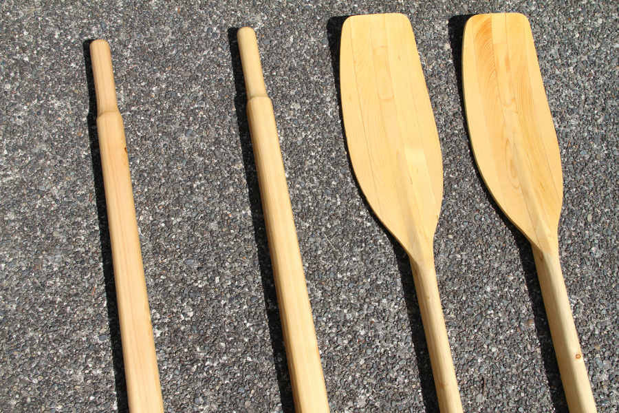 Hollow-Shaft Wooden Sculling Oar Digital Plans